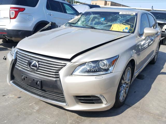 JTHBL5EF2G5140217 - 2016 LEXUS LS 460 TAN photo 2