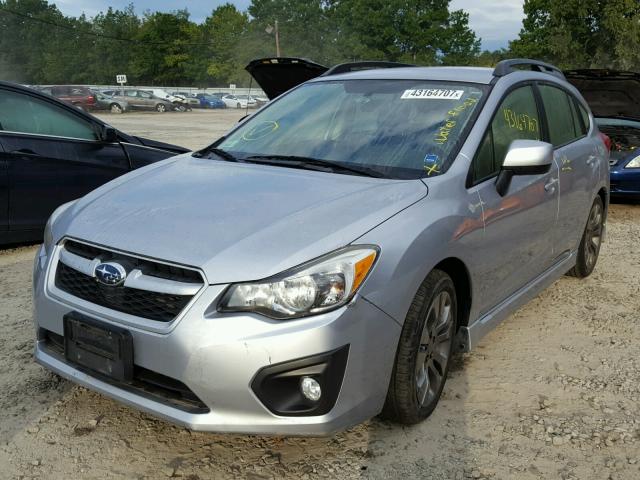 JF1GPAL69E8260900 - 2014 SUBARU IMPREZA SILVER photo 2