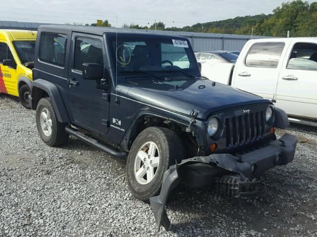 1J4FA24197L124003 - 2007 JEEP WRANGLER BLUE photo 1