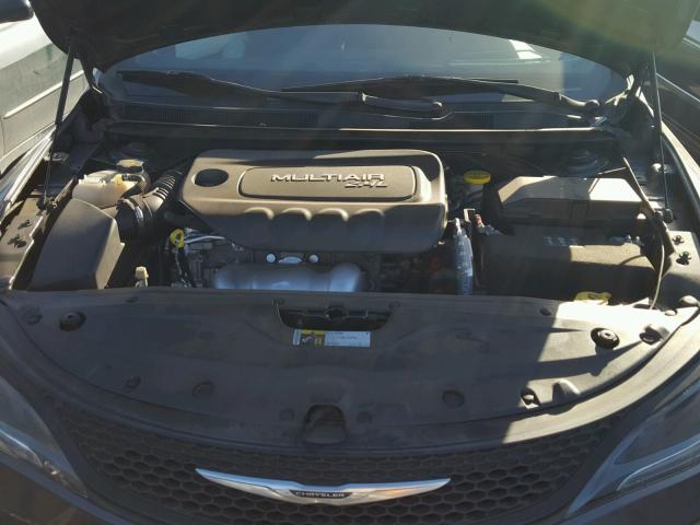 1C3CCCBBXFN619368 - 2015 CHRYSLER 200 S GRAY photo 7