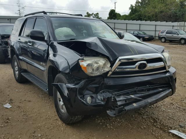 JTEBU14R180131537 - 2008 TOYOTA 4RUNNER SR BLACK photo 1