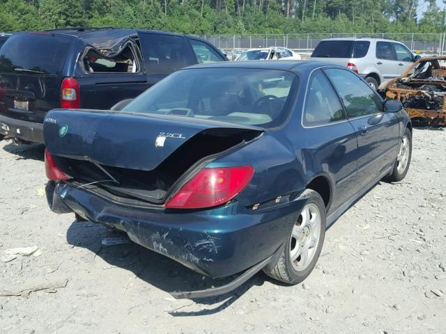 19UYA1252VL001009 - 1997 ACURA 2.2CL GREEN photo 4