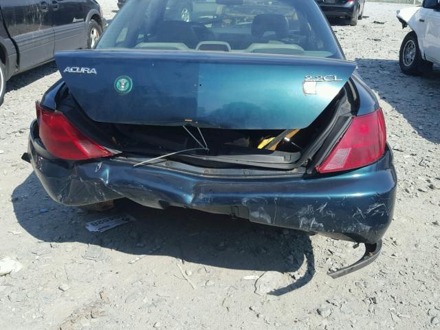 19UYA1252VL001009 - 1997 ACURA 2.2CL GREEN photo 9