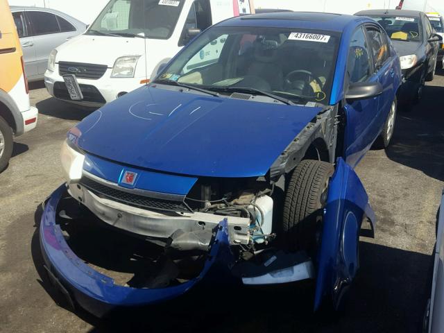 1G8AL52F54Z159795 - 2004 SATURN ION LEVEL BLUE photo 2