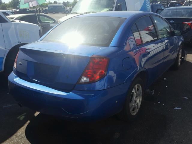 1G8AL52F54Z159795 - 2004 SATURN ION LEVEL BLUE photo 4