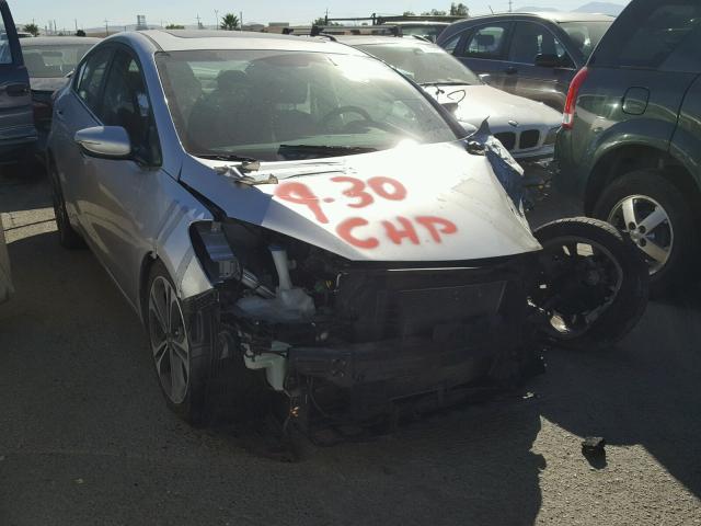 KNAFZ4A86E5114264 - 2014 KIA FORTE SILVER photo 1