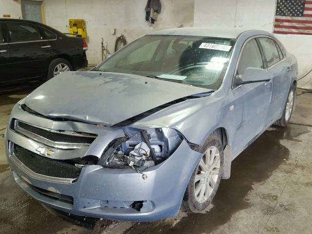 1G1ZH57B884183150 - 2008 CHEVROLET MALIBU 1LT BLUE photo 2