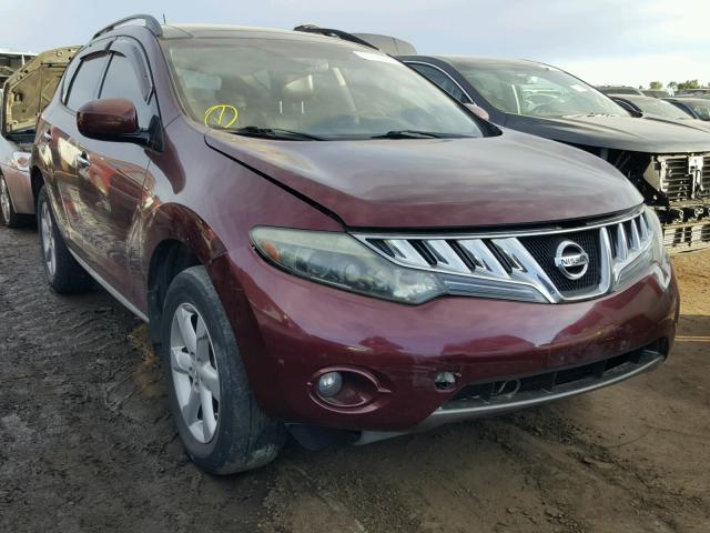 JN8AZ18W79W127674 - 2009 NISSAN MURANO S PURPLE photo 1