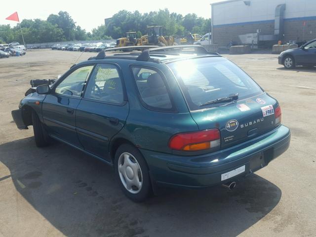 JF1GF4359VG822876 - 1997 SUBARU IMPREZA L GREEN photo 3