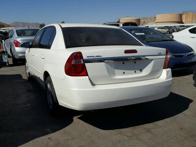1G1ZS58F97F143164 - 2007 CHEVROLET MALIBU LS თეთრი ფოტო 3