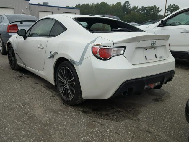 JF1ZNAA18D1711540 - 2013 TOYOTA SCION FR-S თეთრი ფოტო 3
