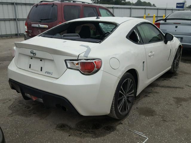 JF1ZNAA18D1711540 - 2013 TOYOTA SCION FR-S თეთრი ფოტო 4