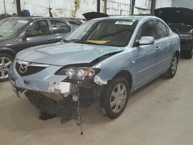 JM1BK32G181827820 - 2008 MAZDA 3 I BLUE photo 2