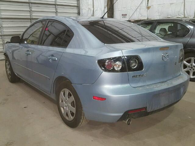 JM1BK32G181827820 - 2008 MAZDA 3 I BLUE photo 3