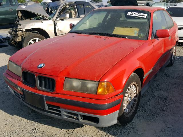 WBABE6314PJC13085 - 1993 BMW 318 IS AUT RED photo 2