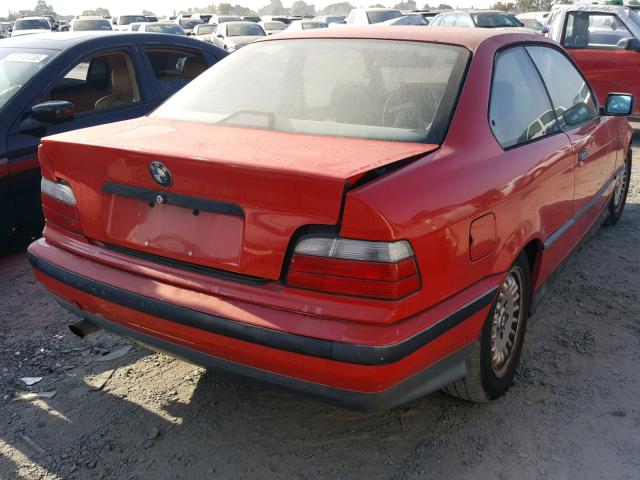WBABE6314PJC13085 - 1993 BMW 318 IS AUT RED photo 4