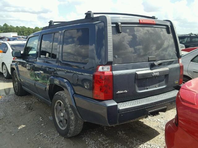 1J8HG48P37C676192 - 2007 JEEP COMMANDER BLUE photo 3