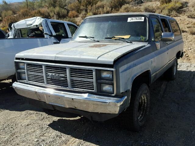 1GNEV16K0HF144542 - 1987 CHEVROLET SUBURBAN BLUE photo 2