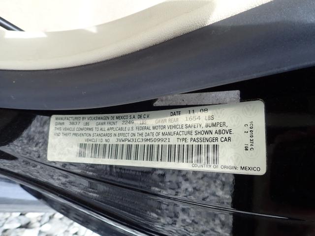 3VWPW31C39M509921 - 2009 VOLKSWAGEN NEW BEETLE Qara foto 10