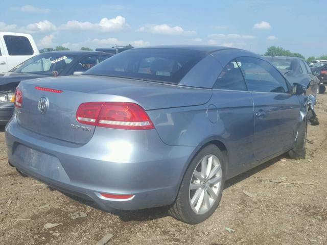 WVWBW7AH2CV016213 - 2012 VOLKSWAGEN EOS KOMFOR 蓝色 照片 4