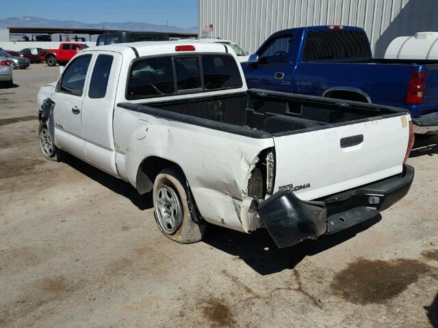 5TETX22NX6Z286008 - 2006 TOYOTA TACOMA ACC WHITE photo 3