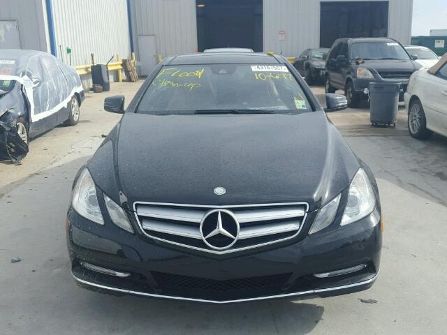 WDDKJ5KB5DF186760 - 2013 MERCEDES-BENZ E BLACK photo 9