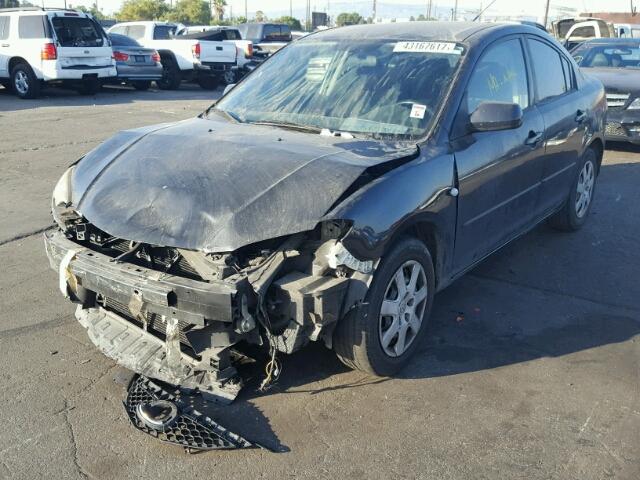 JM1BK12G671673253 - 2007 MAZDA 3 I BLACK photo 2