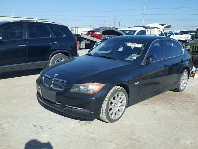 WBAVB73558P101681 - 2008 BMW 335 BLACK photo 2