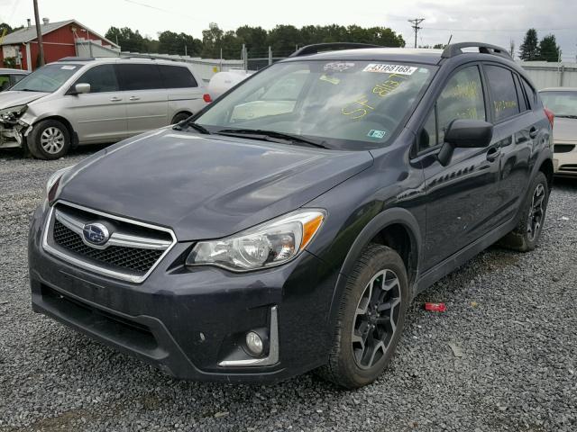 JF2GPAAC2HG237599 - 2017 SUBARU CROSSTREK CHARCOAL photo 2