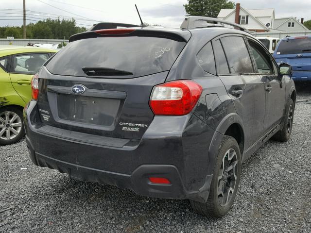 JF2GPAAC2HG237599 - 2017 SUBARU CROSSTREK CHARCOAL photo 4