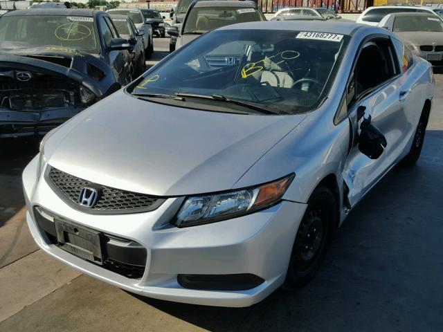 2HGFG3B52CH510903 - 2012 HONDA CIVIC LX SILVER photo 2