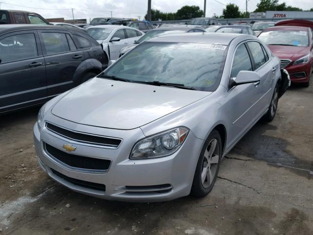 1G1ZC5E09CF101181 - 2012 CHEVROLET MALIBU 1LT SILVER photo 2