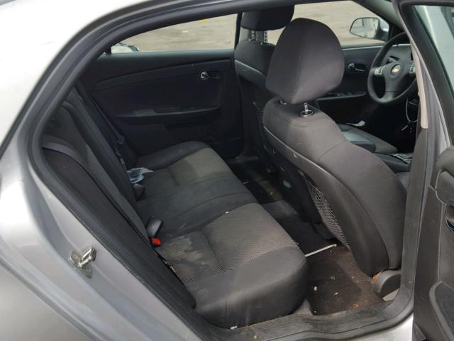 1G1ZC5E09CF101181 - 2012 CHEVROLET MALIBU 1LT SILVER photo 6