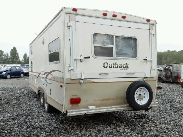 4YDT2602235902391 - 2003 KEYSTONE OUTBACK WHITE photo 3