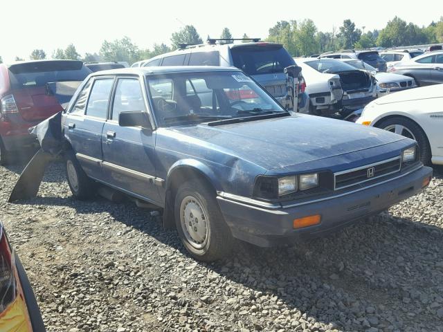 JHMAD7430FC051221 - 1985 HONDA ACCORD 180 BLUE photo 1