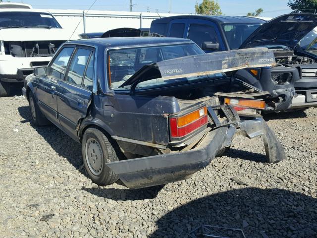 JHMAD7430FC051221 - 1985 HONDA ACCORD 180 BLUE photo 3