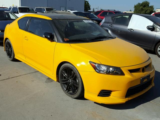 JTKJF5C71C3026207 - 2012 TOYOTA SCION TC 黄色 照片 1