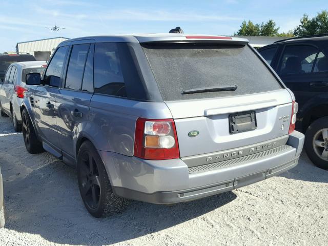 SALSK25488A165576 - 2008 LAND ROVER RANGE ROVE GRAY photo 3