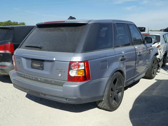 SALSK25488A165576 - 2008 LAND ROVER RANGE ROVE GRAY photo 4