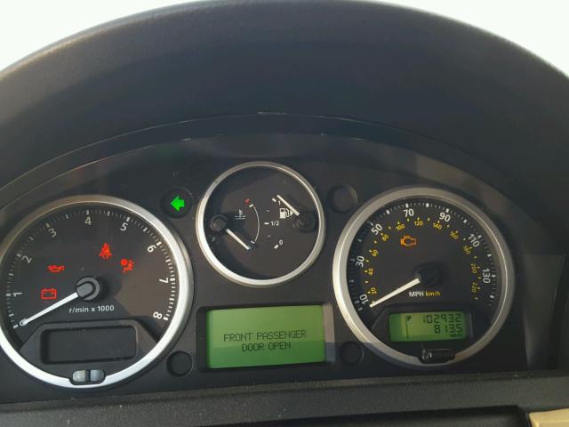 SALSK25488A165576 - 2008 LAND ROVER RANGE ROVE GRAY photo 8