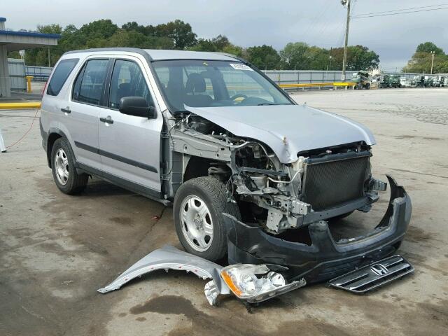 JHLRD78576C029087 - 2006 HONDA CR-V LX SILVER photo 1