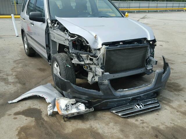 JHLRD78576C029087 - 2006 HONDA CR-V LX SILVER photo 9