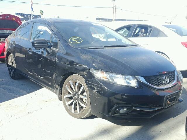 2HGFB2F90FH525815 - 2015 HONDA CIVIC EXL BLACK photo 1