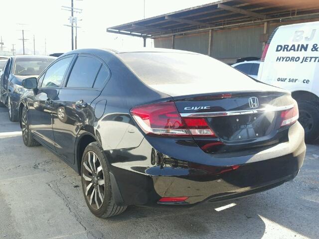 2HGFB2F90FH525815 - 2015 HONDA CIVIC EXL BLACK photo 3
