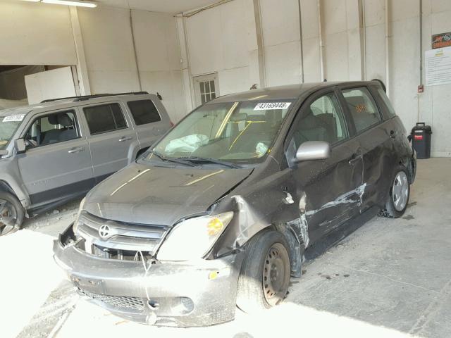 JTKKT624850095510 - 2005 TOYOTA SCION XA ნაცრისფერი ფოტო 2