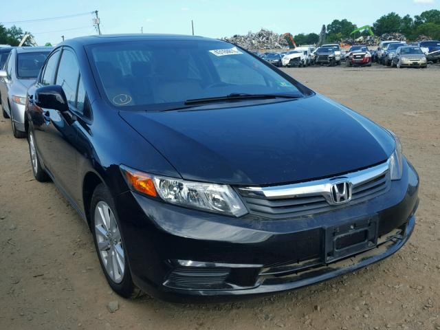 2HGFB2F92CH533202 - 2012 HONDA CIVIC EXL 黑色 照片 1
