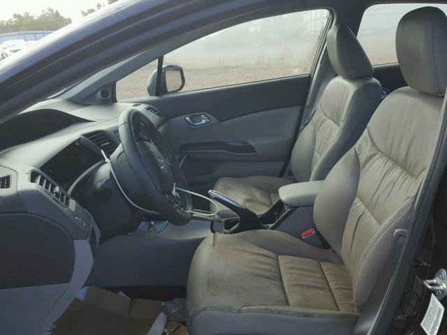2HGFB2F92CH533202 - 2012 HONDA CIVIC EXL 黑色 照片 5
