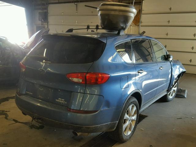 4S4WX82D374407622 - 2007 SUBARU B9 TRIBECA BLUE photo 4