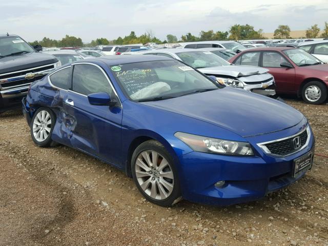 1HGCS228X9A000148 - 2009 HONDA ACCORD BLUE photo 1