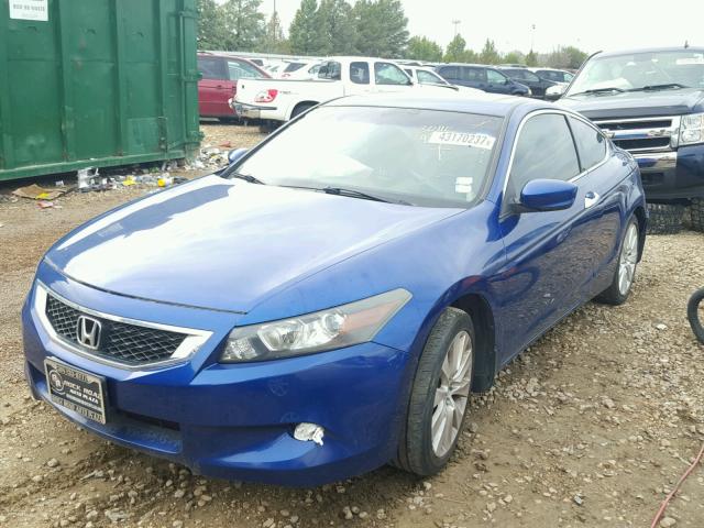 1HGCS228X9A000148 - 2009 HONDA ACCORD BLUE photo 2